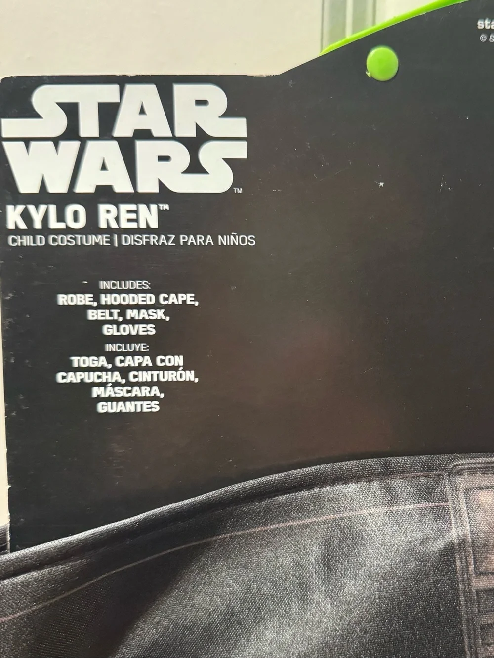 Star Wars Kylo Ren Costume Image - Black & Red